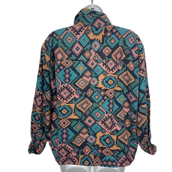 Vintage Brownstone Studio Southwestern Jacket Womens Medium Aztec Pattern - Picture 7 of 8